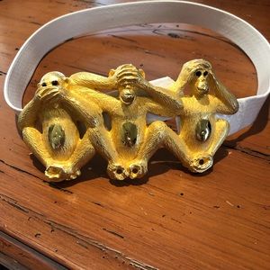 Margarita Barrera VINTAGE   19913 Wise Monkey BELT